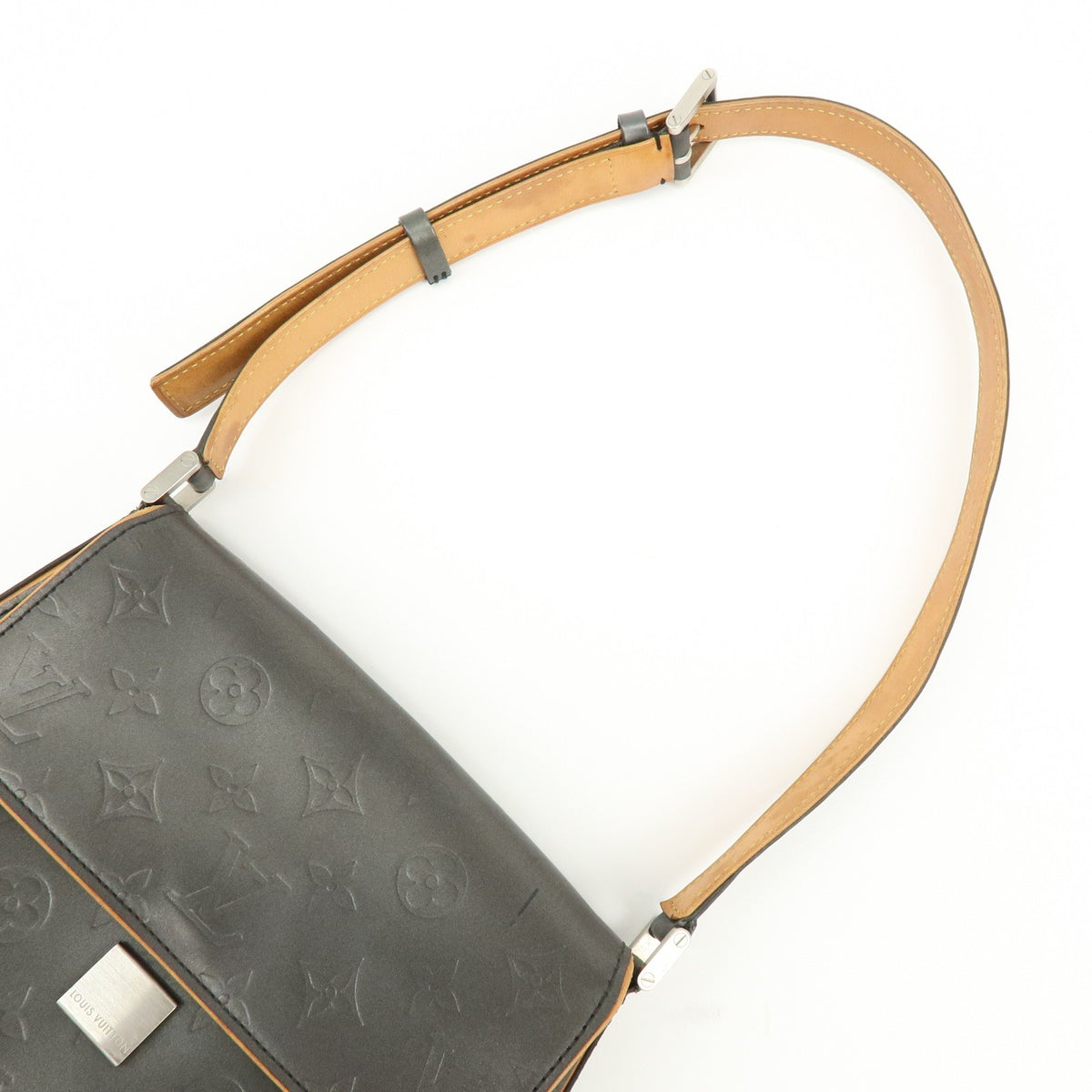 Louis Vuitton Mat Webster Street Monogram Vernis Black Leather Handbag (Pre-Owned)