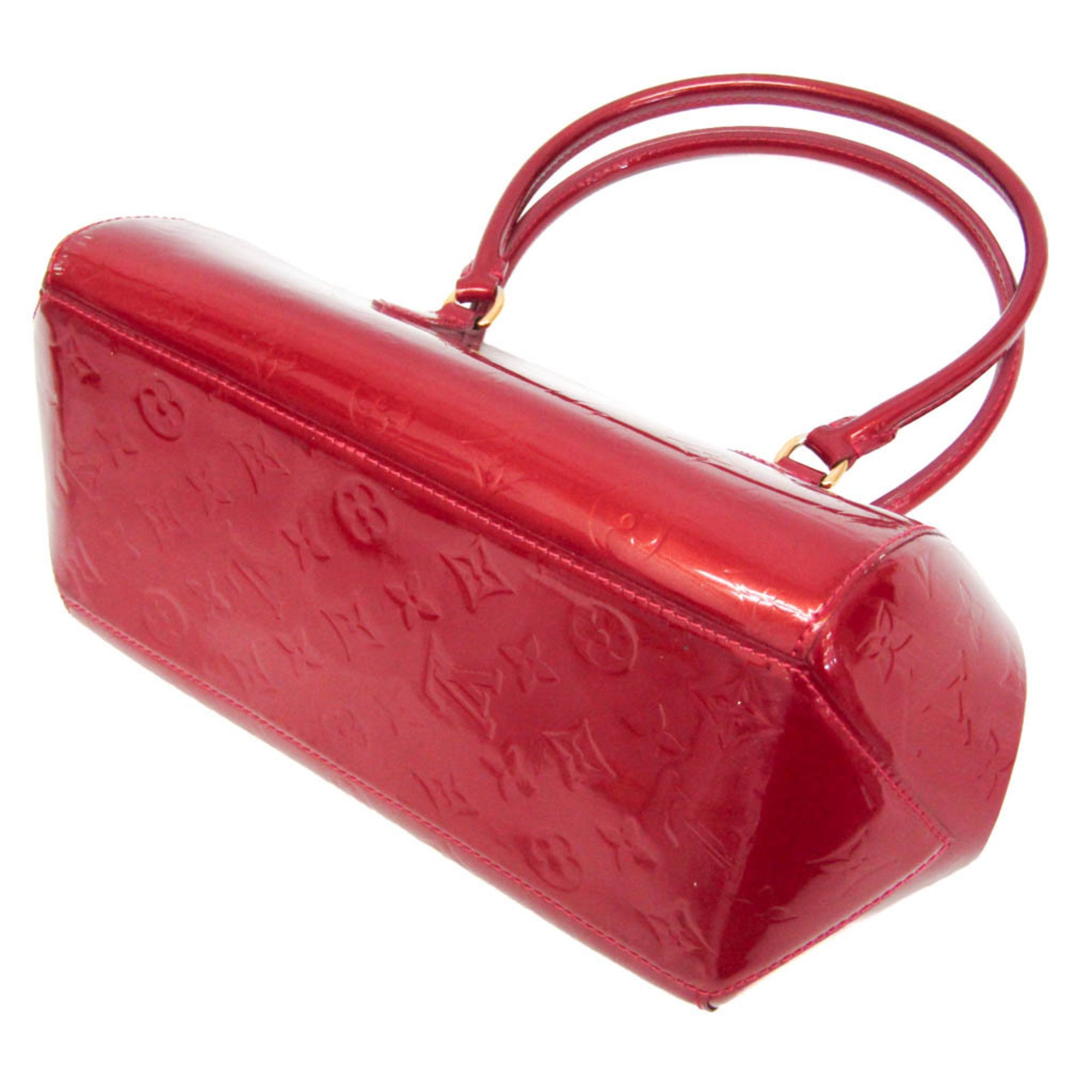 Louis Vuitton Sherwood Monogram Vernis Red Patent_Leather Handbag (Pre-Owned)