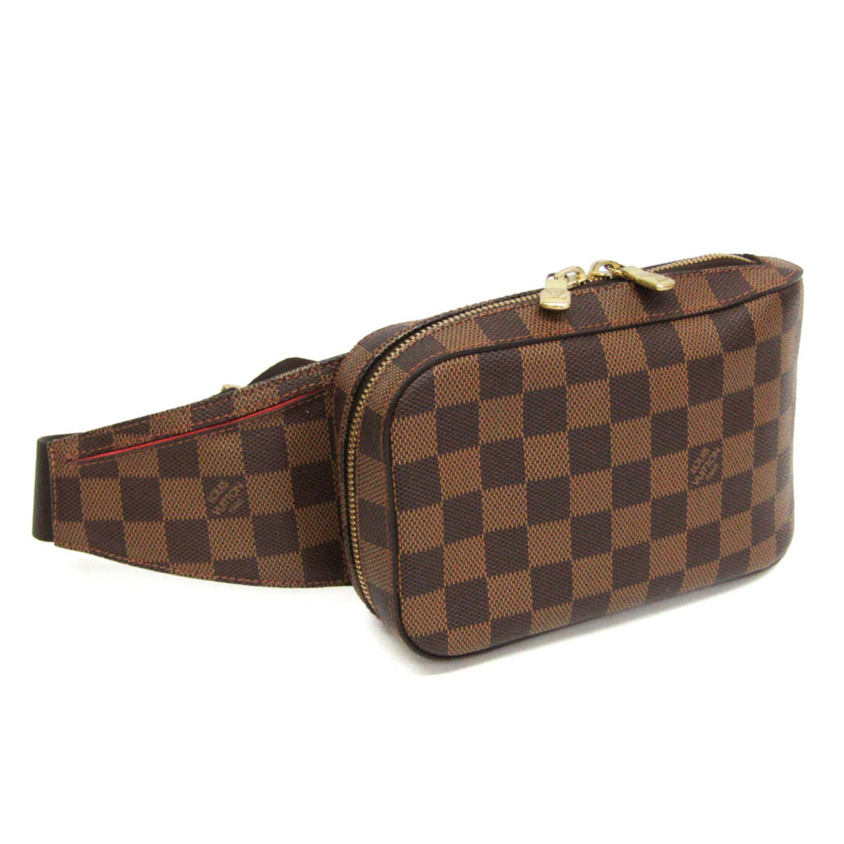 Louis Vuitton Geronimos Waist Damier Brown Canvas Shoulder Bag Bag (Pre-Owned)