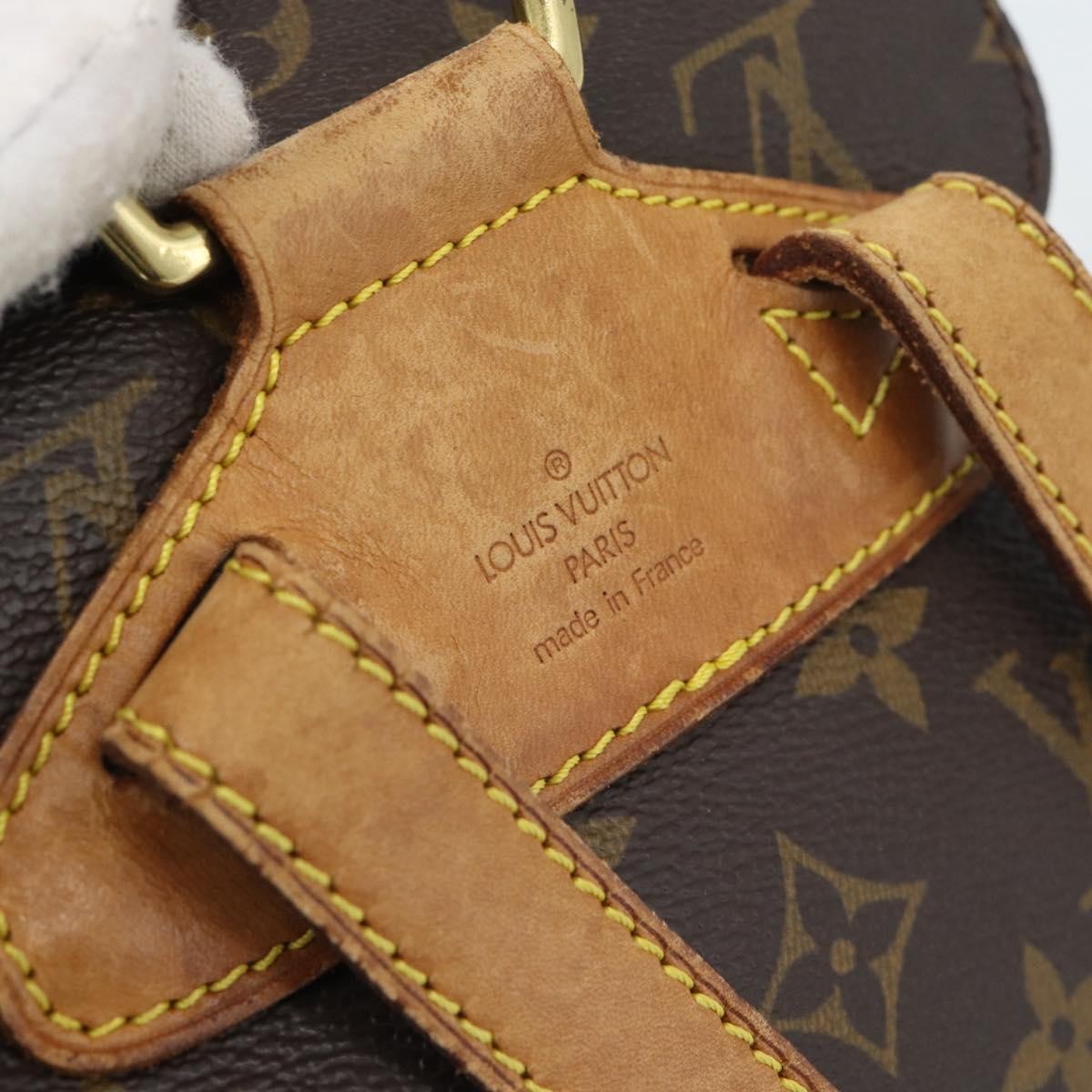 Louis Vuitton Vintage Montsouris Monogram Canvas Brown Canvas Backpack Bag (Pre-Owned)