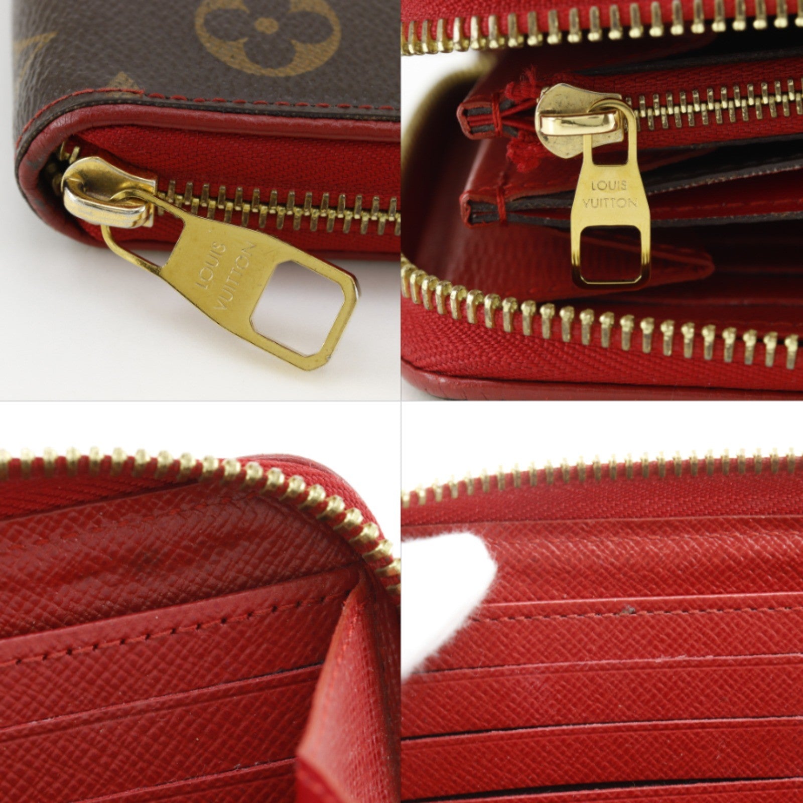 Louis Vuitton Retiro Zippy Monogram Canvas Brown Canvas Wallets Accessory (Pre-Owned)