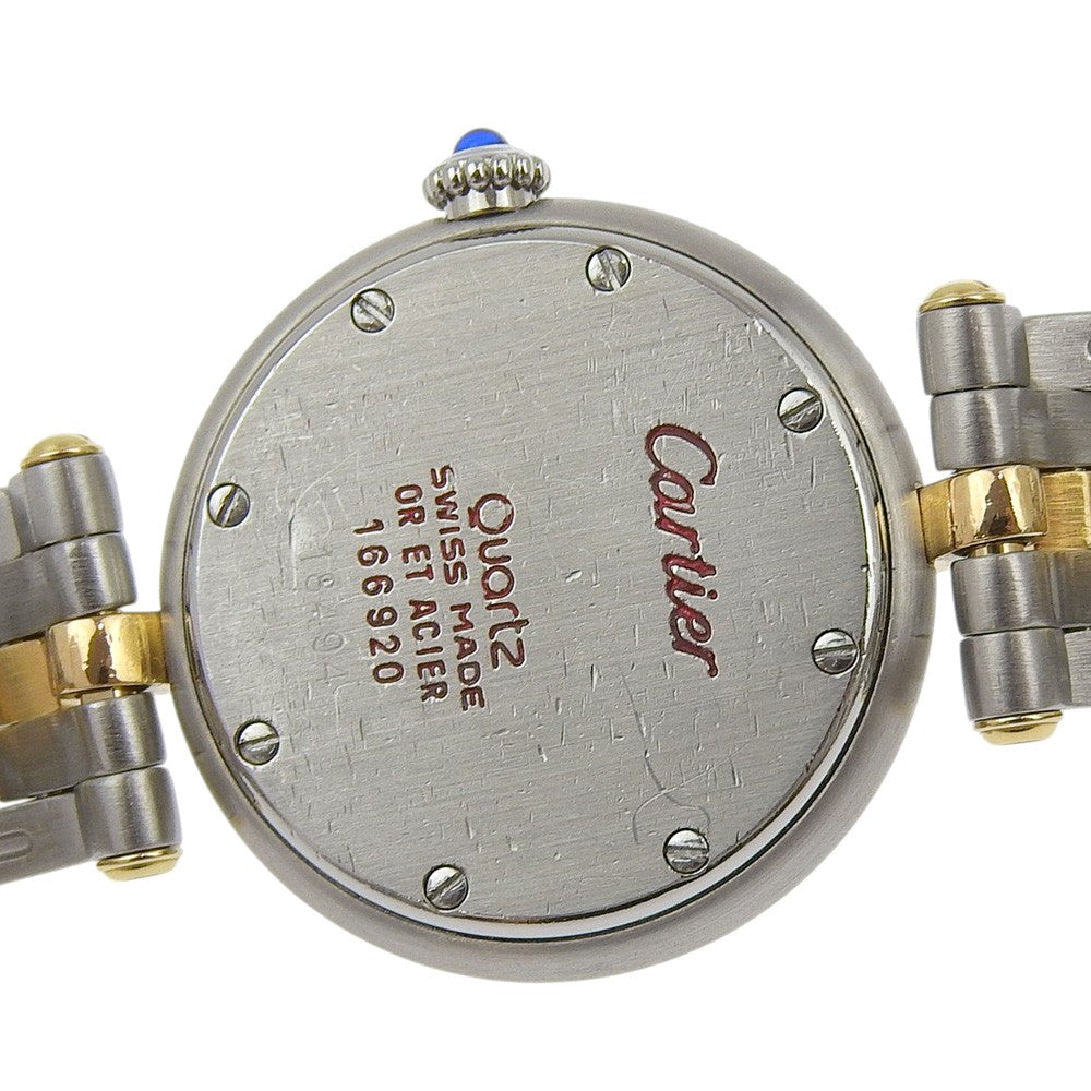 Cartier Panthere Vendome Quartz Stainless Steel And Yellow Gold Watch (Pre-Owned)