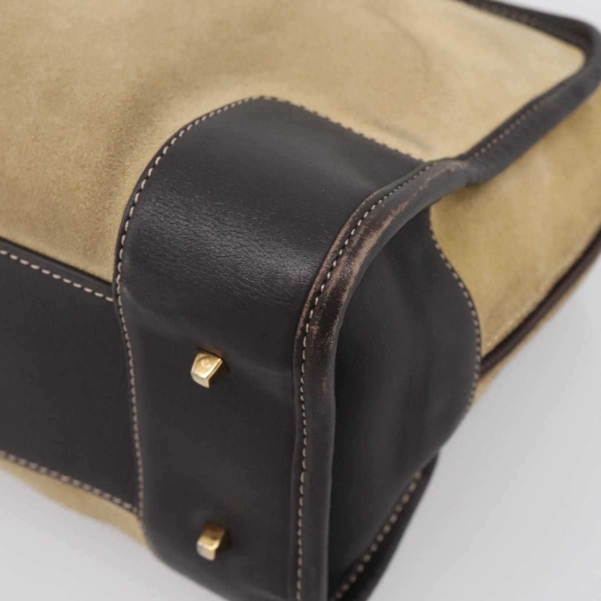 Loewe Amazona Suede Beige Suede Handbag (Pre-Owned)