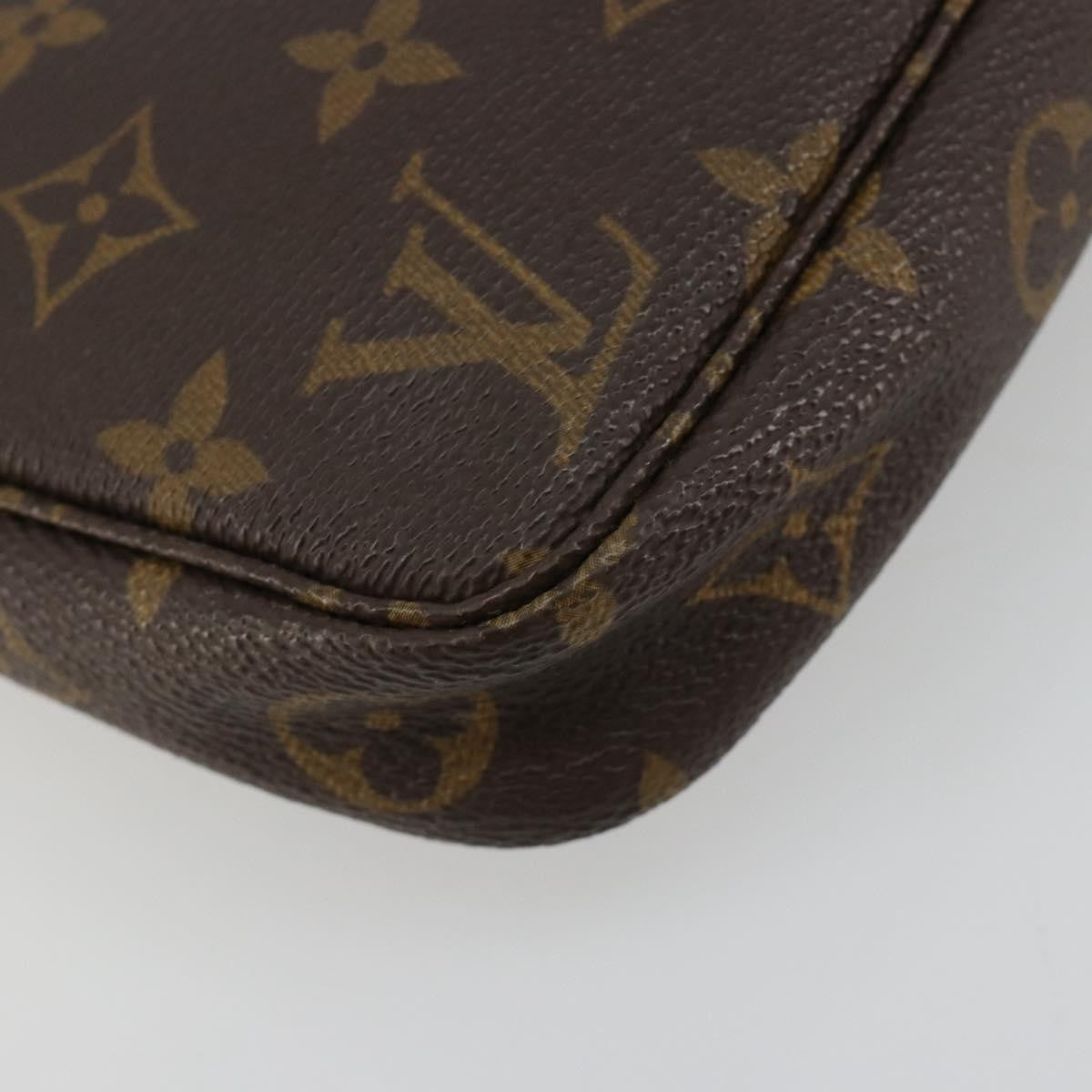 Louis Vuitton Pochette Accessoires Nm Monogram Canvas Brown Canvas Clutche & Pouche Bag (Pre-Owned)