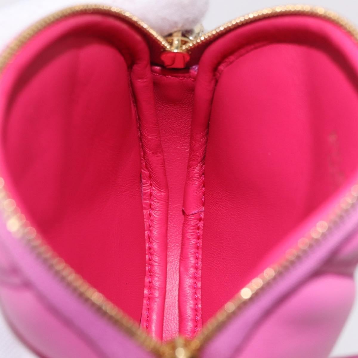Bvlgari Shoulder Leather Pink Leather Shoulder Bag Bag (Pre-Owned)