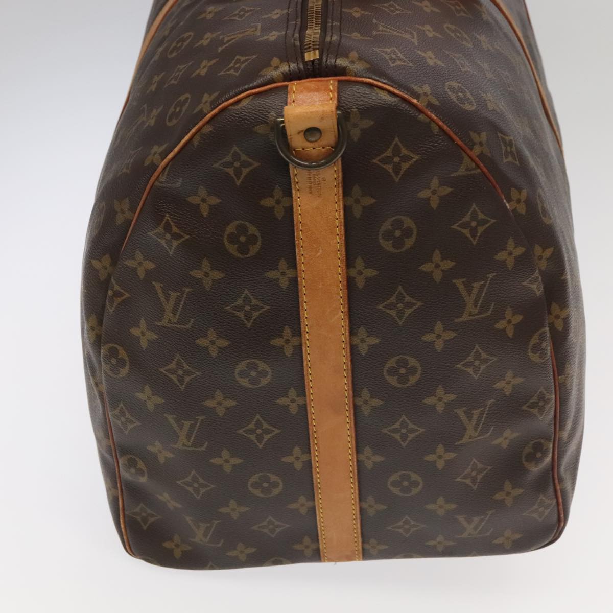 Louis Vuitton Keepall 60 Brown Canvas Travel Bag (Pre-Owned)