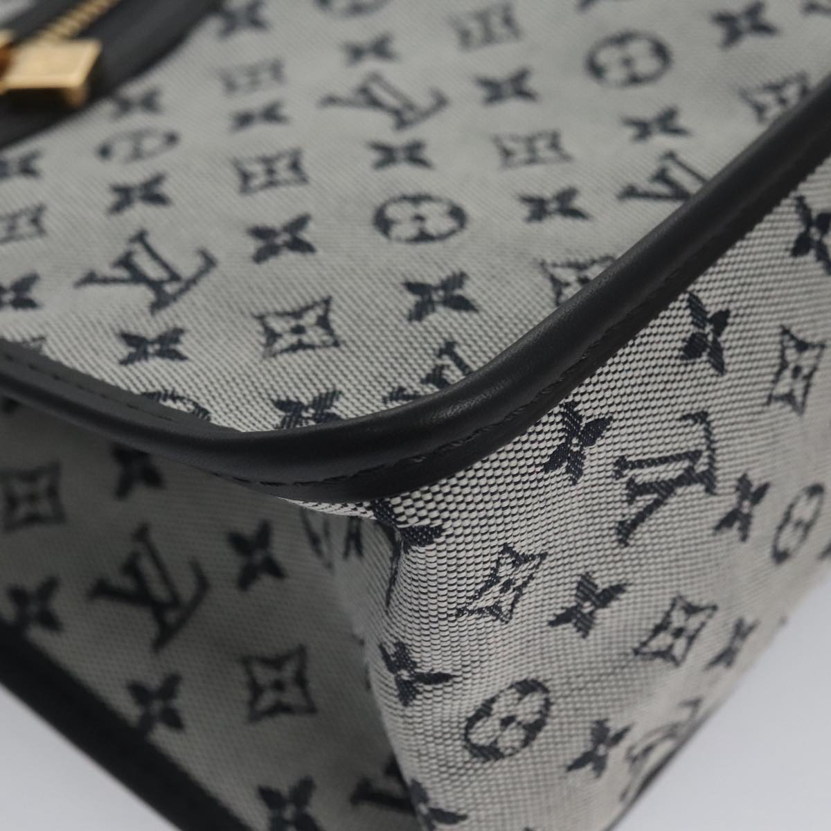 Louis Vuitton Catherine Grey Canvas Handbag (Pre-Owned)