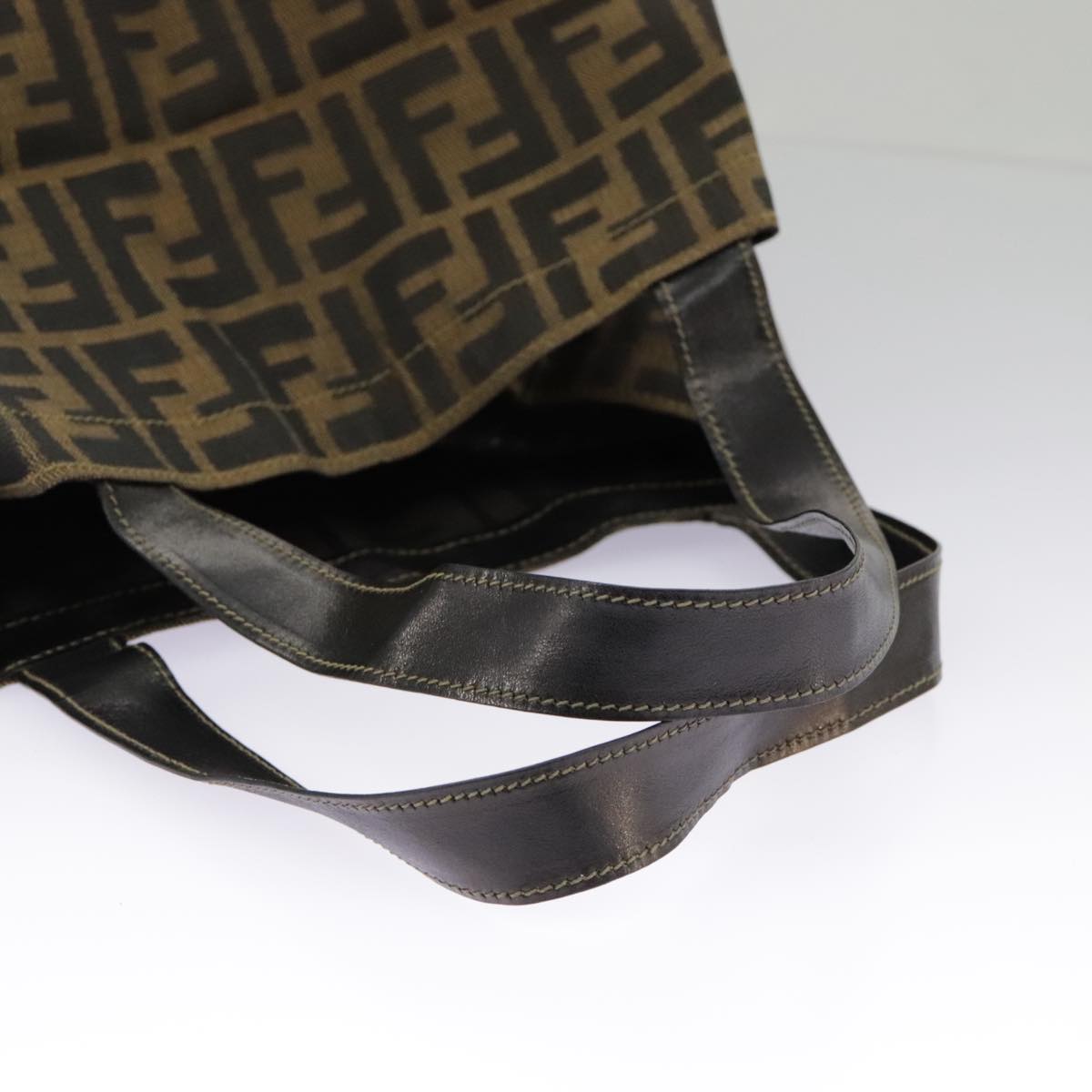 Fendi Brown Canvas Tote Bag (Pre-Owned)