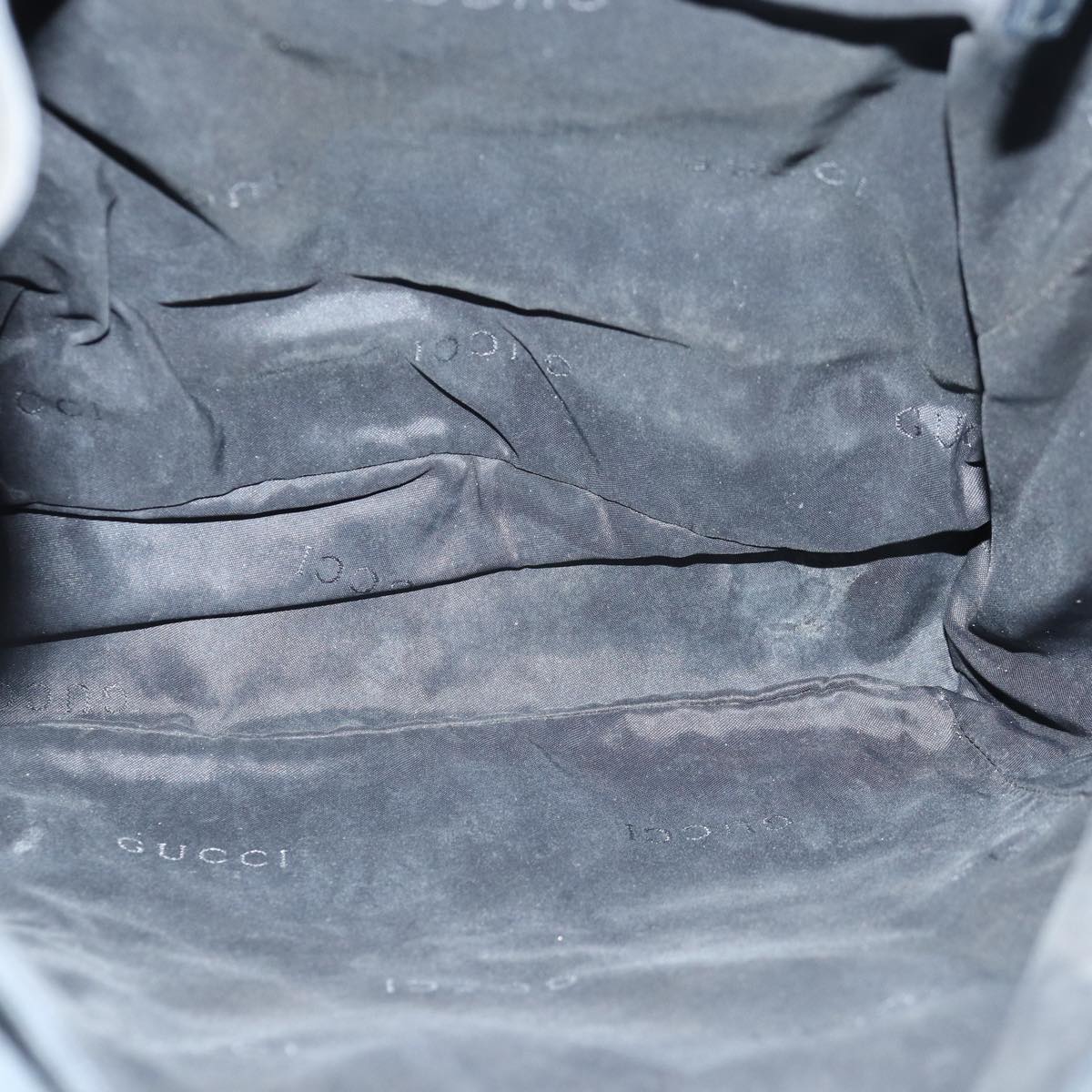 Gucci Black Synthetic Backpack Bag (Pre-Owned)