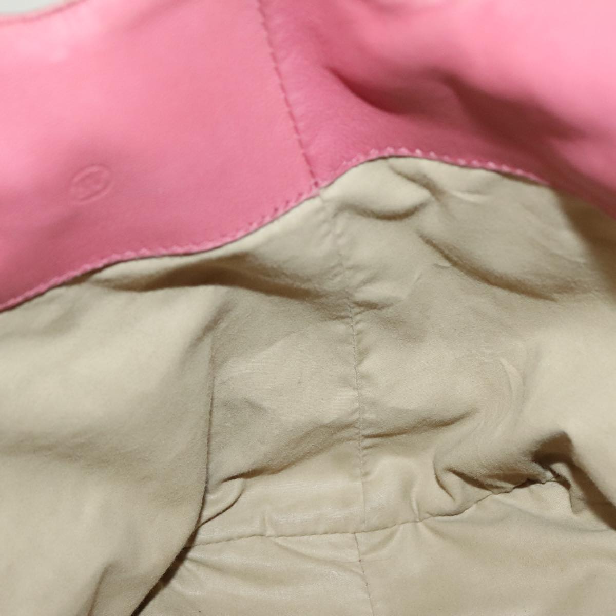 Bottega Veneta Pink Canvas Handbag (Pre-Owned)