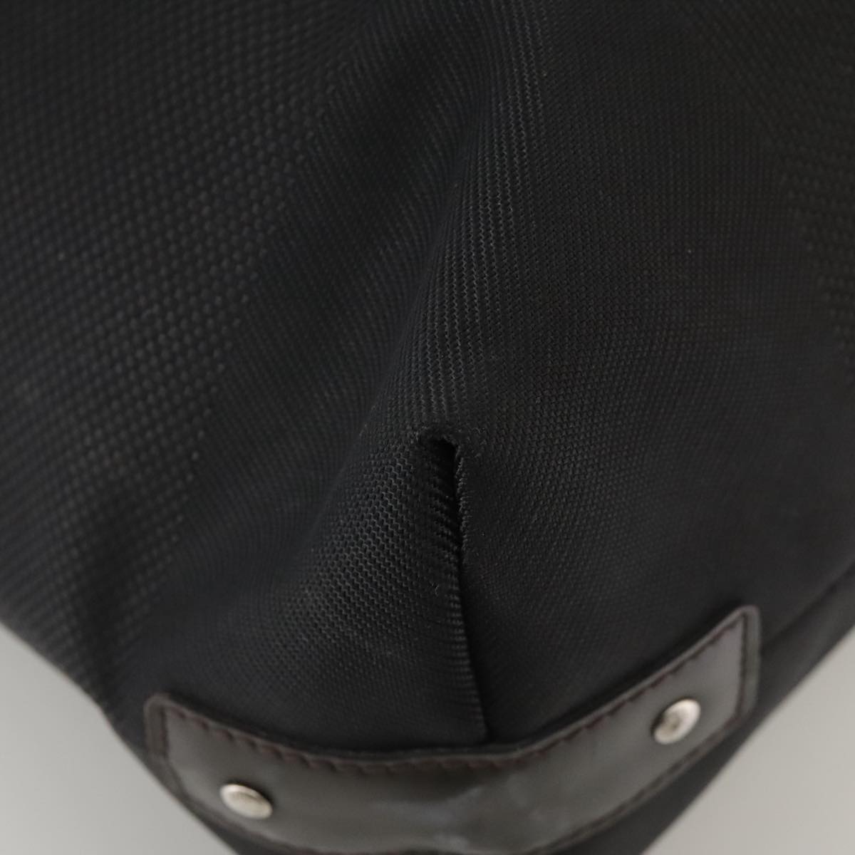 Louis Vuitton Shopping Black Canvas Tote Bag (Pre-Owned)