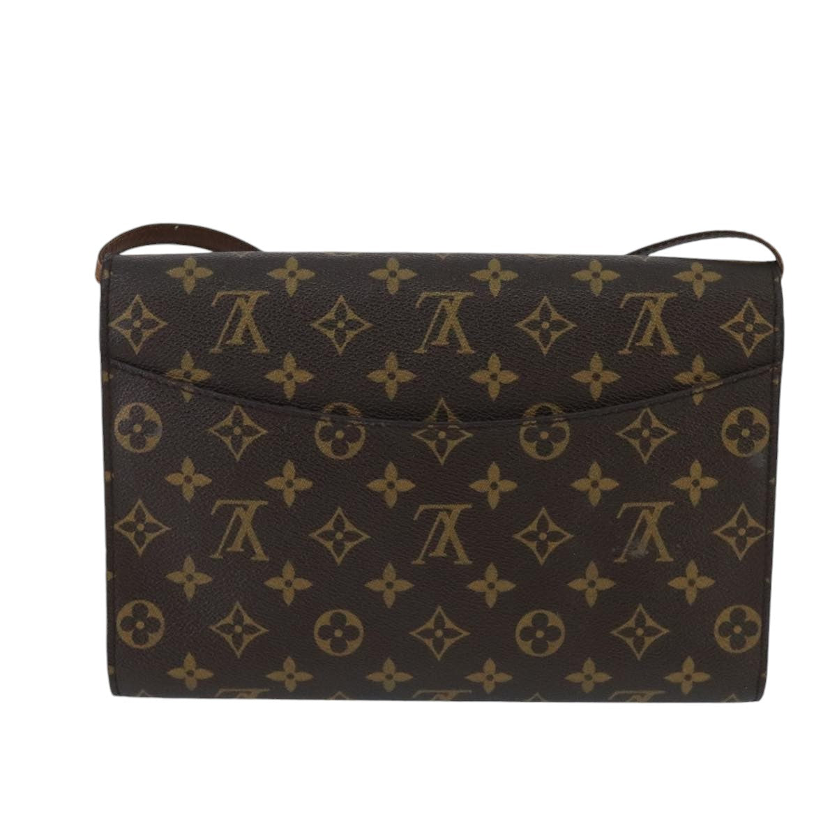 Louis Vuitton Bordeaux Brown Canvas Shoulder Bag (Pre-Owned)