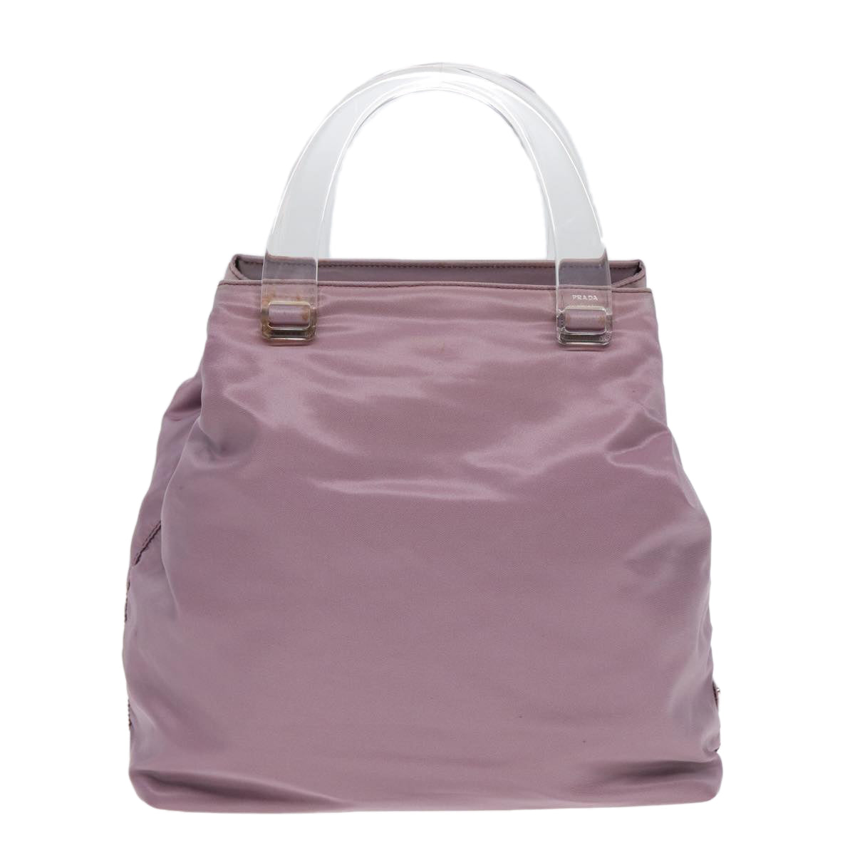 Prada Tessuto Pink Synthetic Handbag (Pre-Owned)