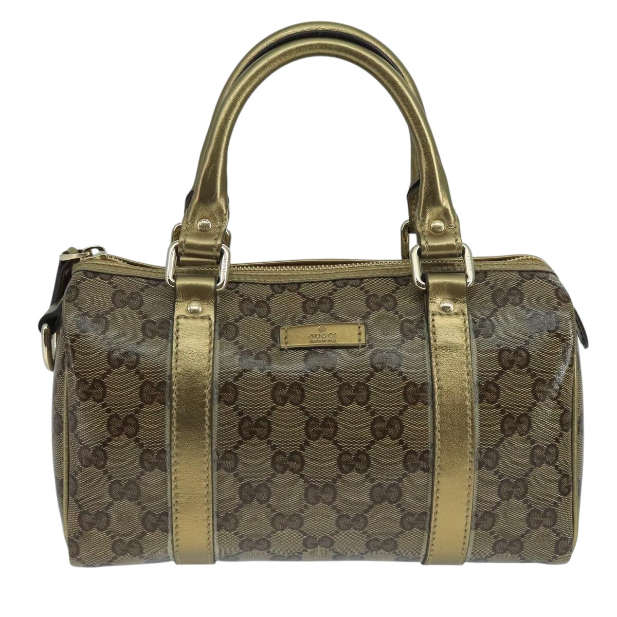 Gucci Gg Canvas Brown Canvas Handbag (Pre-Owned)