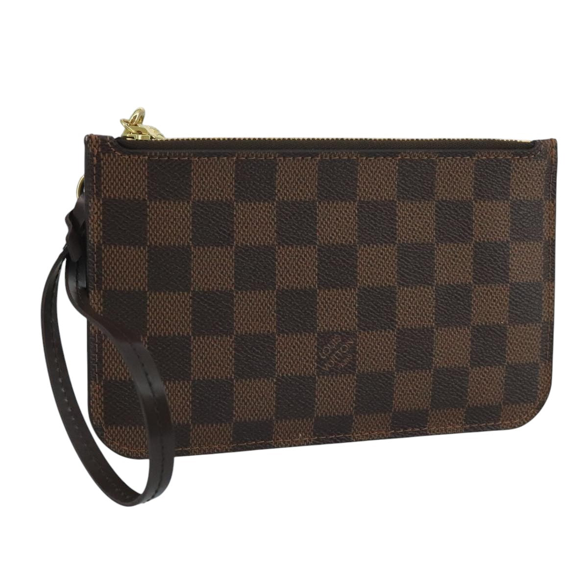Louis Vuitton Pochette Clés Brown Canvas Wallet  (Pre-Owned)
