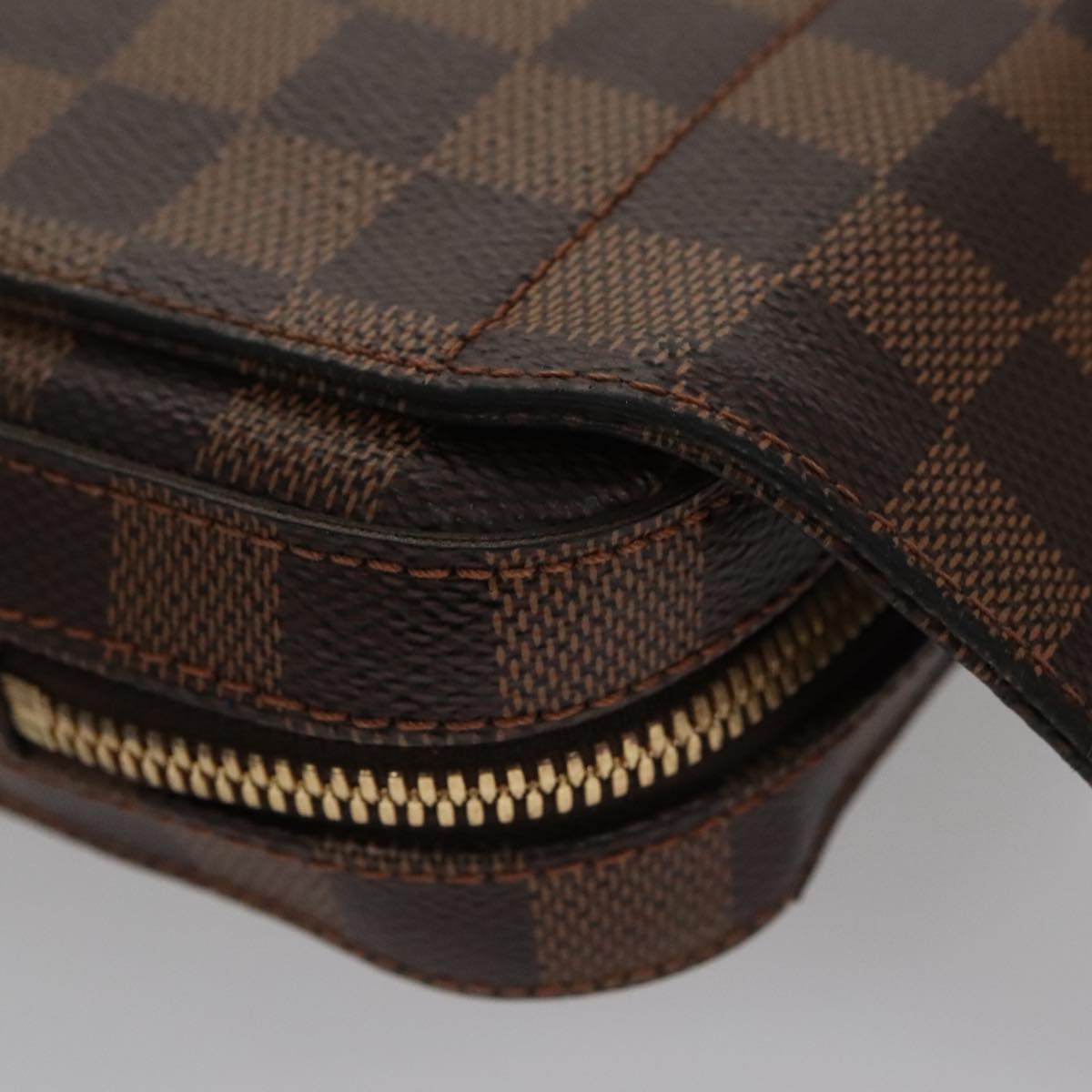 Louis Vuitton Geronimos Brown Canvas Shoulder Bag (Pre-Owned)