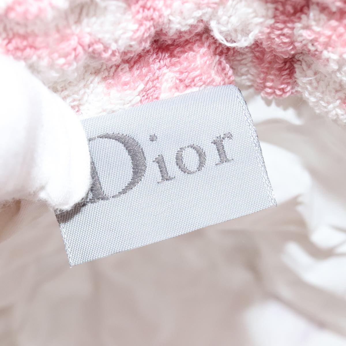 Dior Trotter Pink Cotton Clutch Bag (Pre-Owned)
