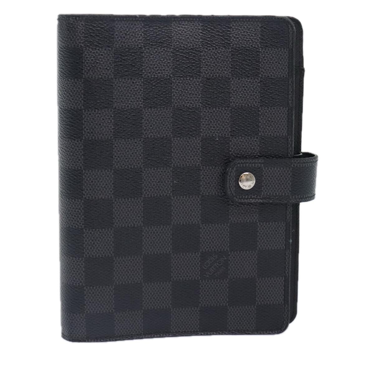 Louis Vuitton Agenda Cover Grey Canvas Wallet  (Pre-Owned)