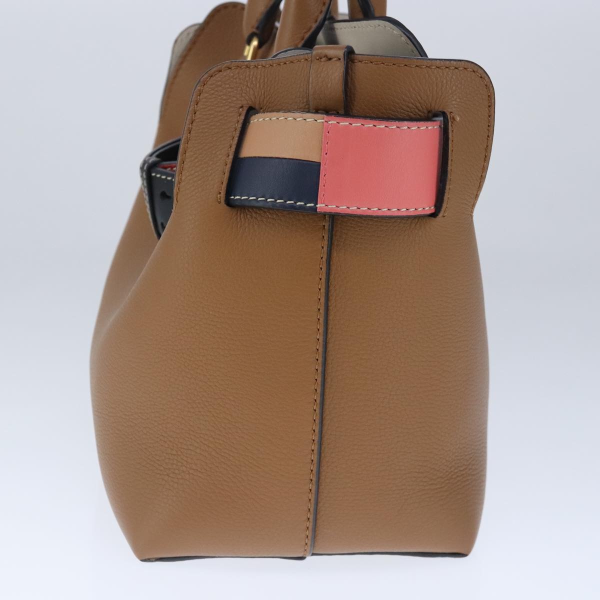 Burberry Belt Bag Brown Leather Handbag (Pre-Owned)