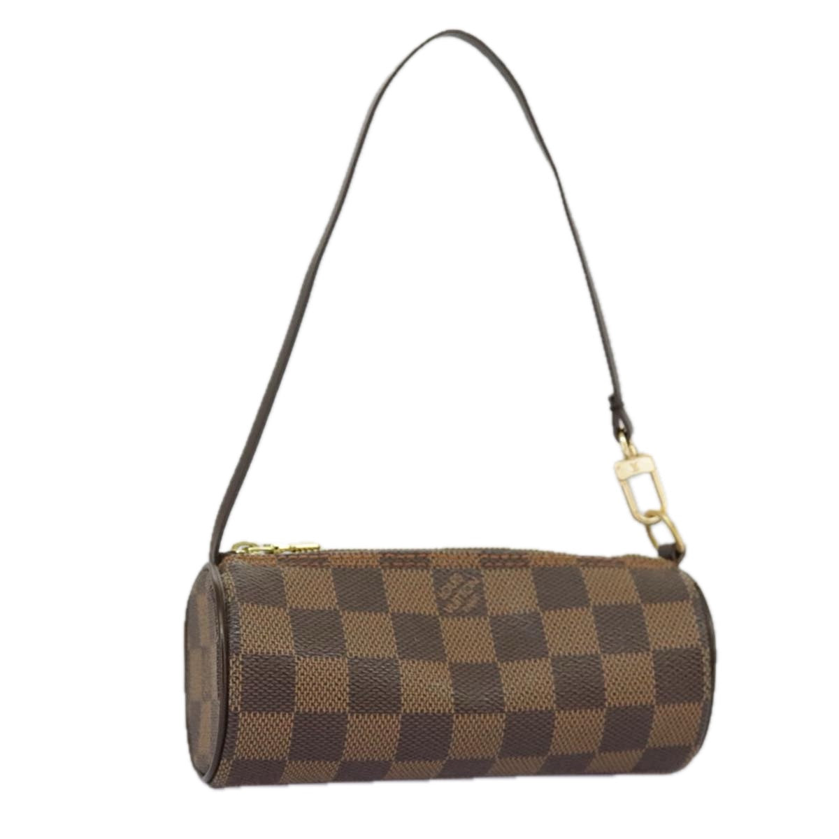 Louis Vuitton Mini Baby Papillon Brown Canvas Clutch Bag (Pre-Owned)
