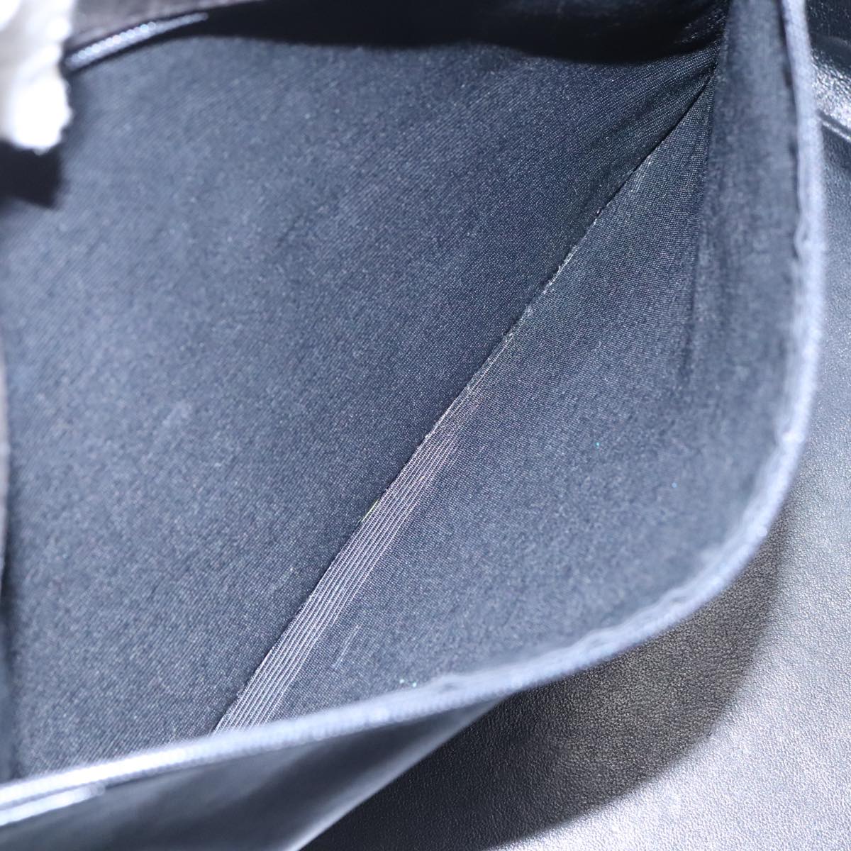 Chanel Shopping Black Leather Handbag (Pre-Owned)