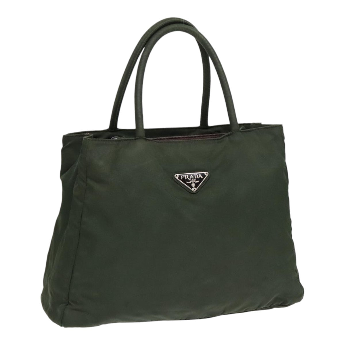 Prada Re-Nylon Green Synthetic Handbag (Pre-Owned)