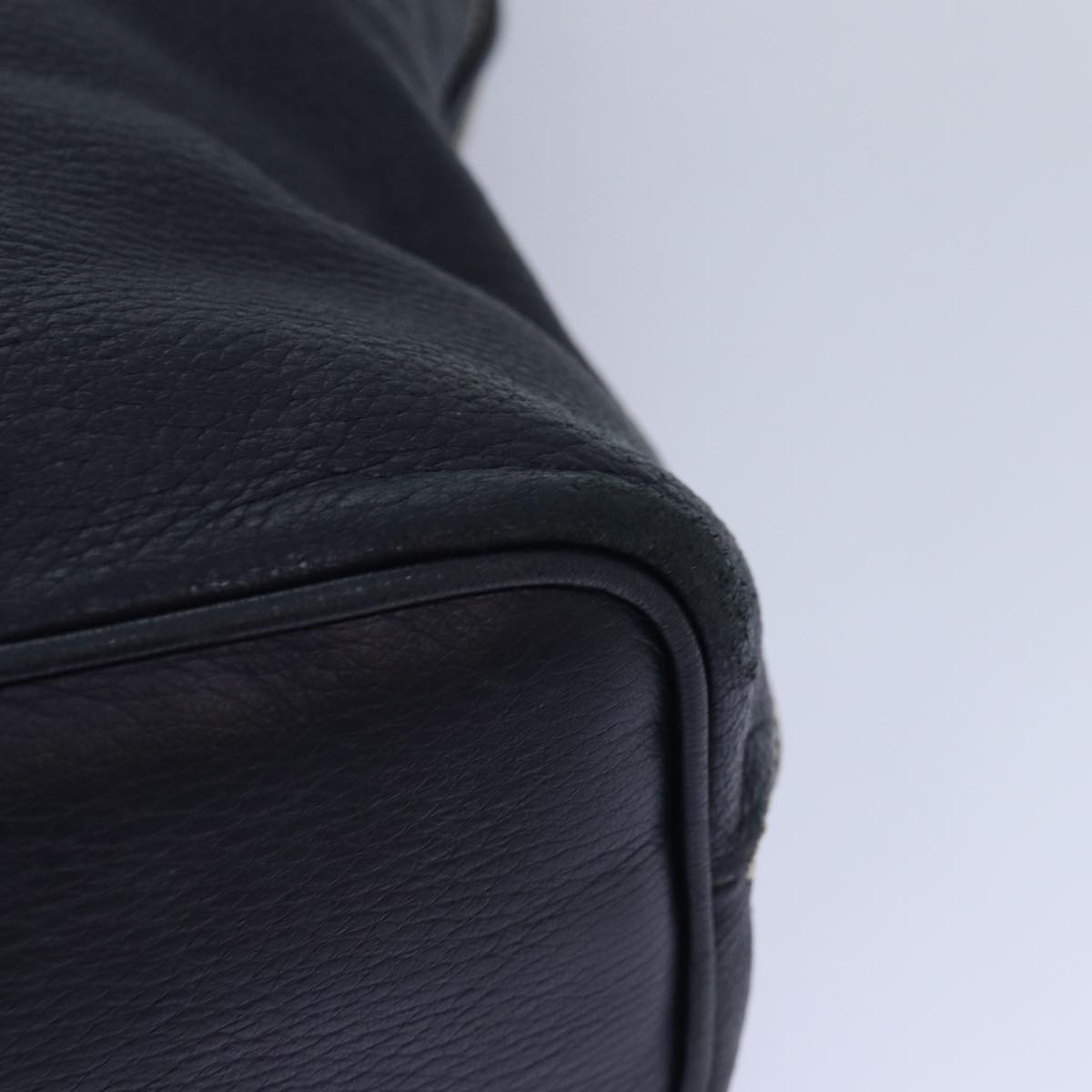 Céline Hobo Navy Leather Shoulder Bag (Pre-Owned)