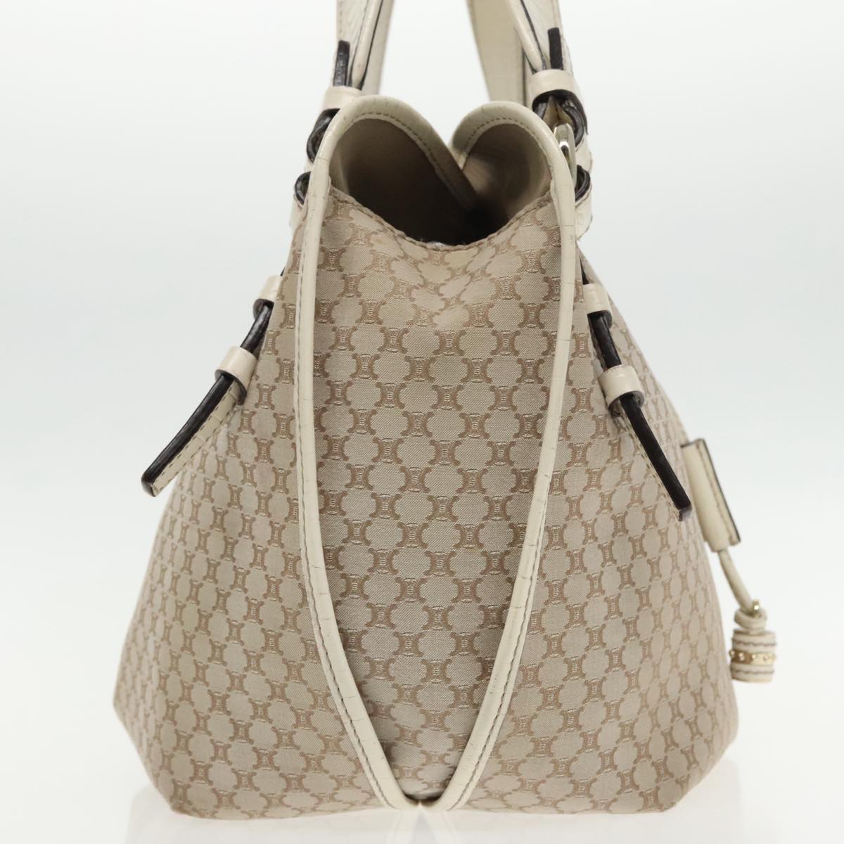 Céline Triomphe Beige Canvas Tote Bag (Pre-Owned)