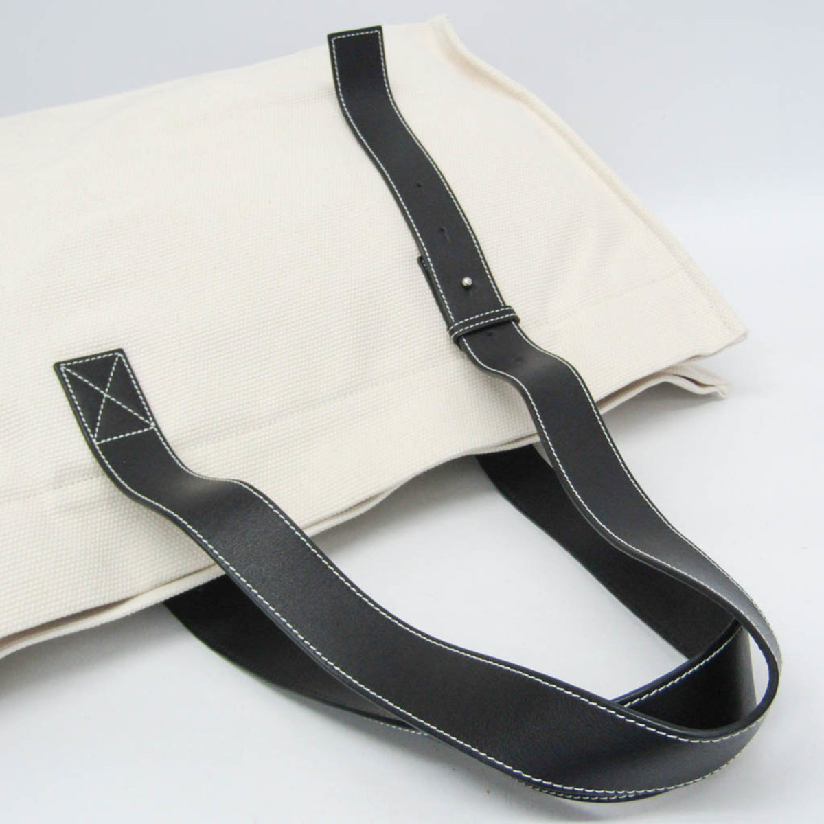Loewe Paula's Ibiza Tote Canvas With Applique Beige Canvas Tote Bag Bag (Pre-Owned)