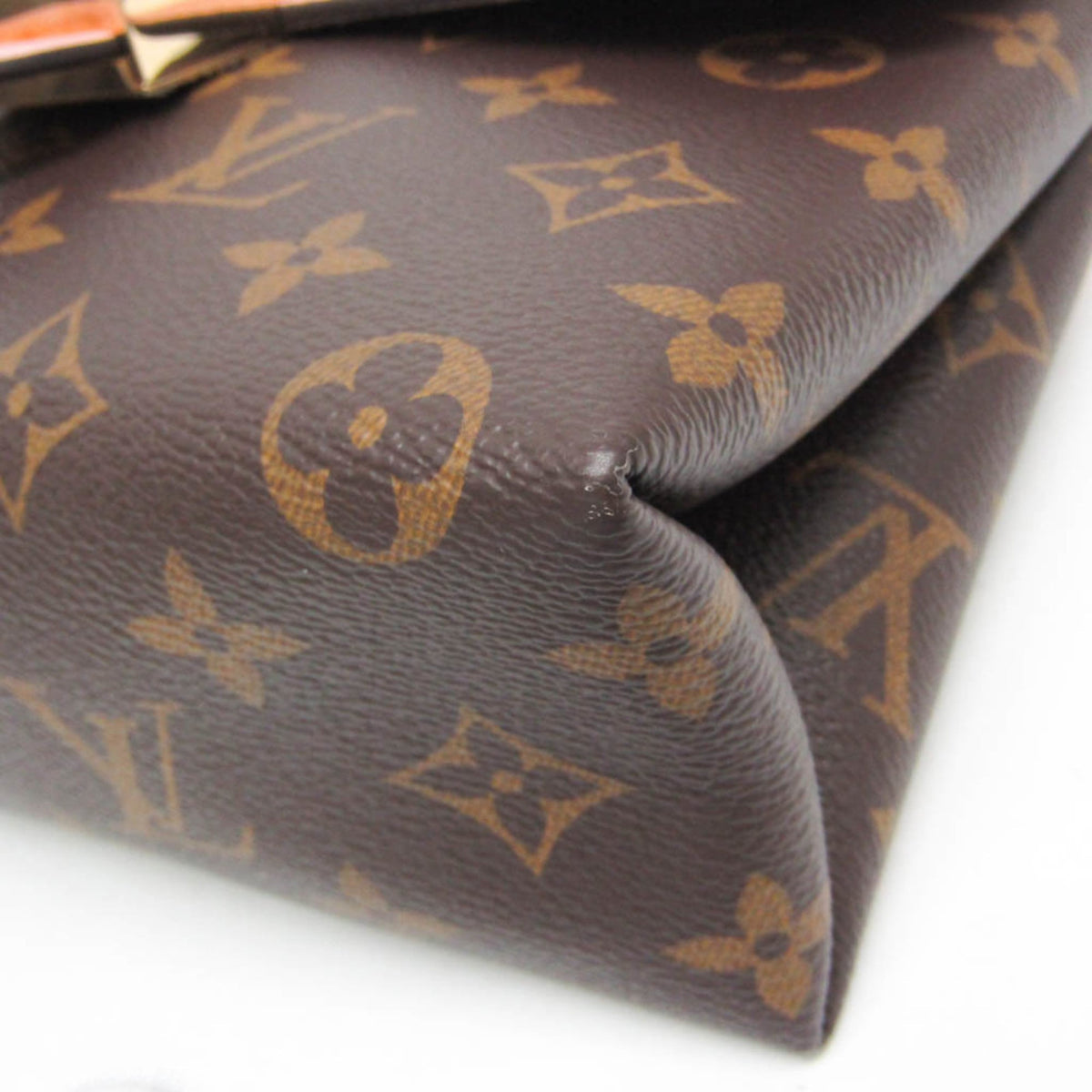 Louis Vuitton Locky Monogram Canvas With Leather Brown Canvas Handbag (Pre-Owned)