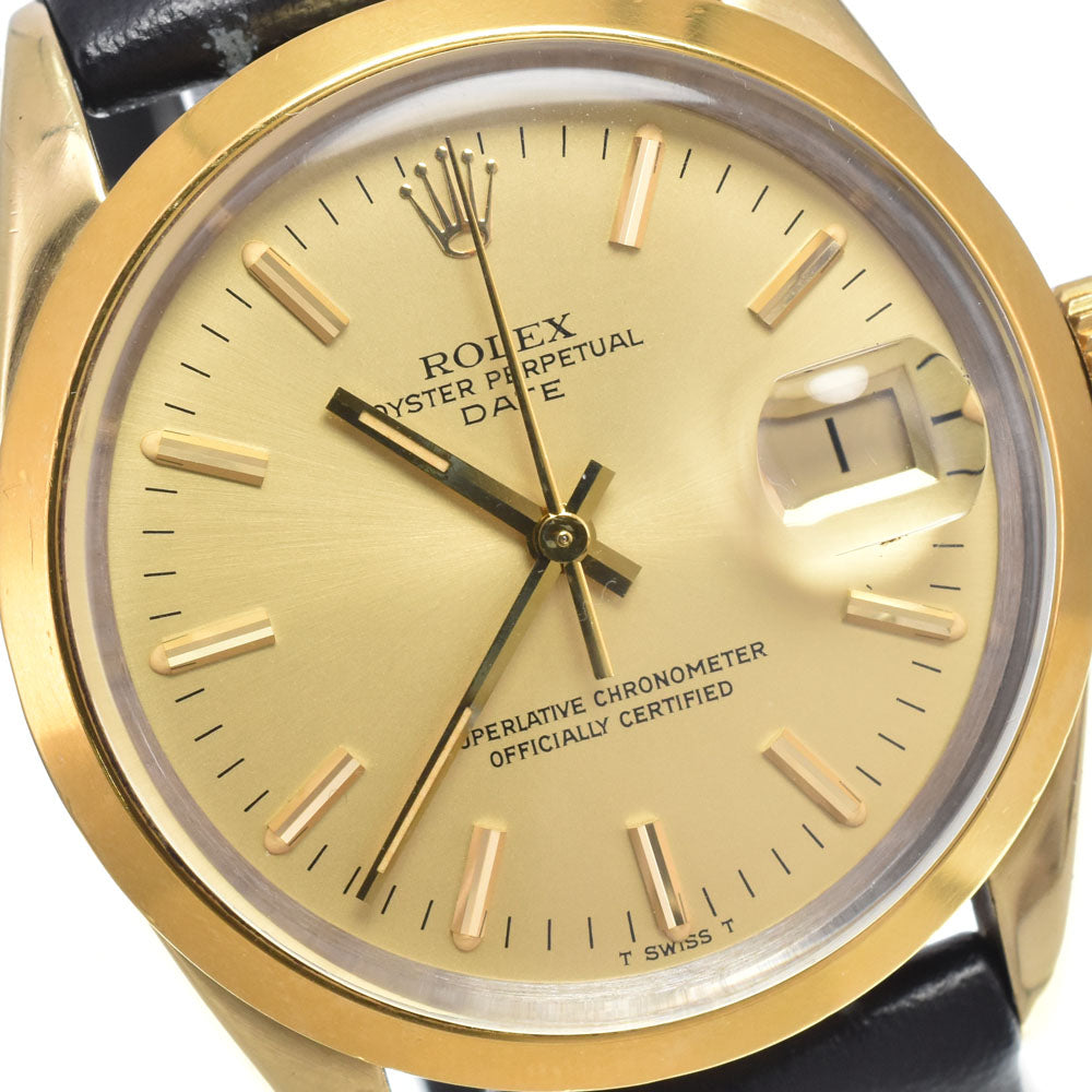 Rolex Oyster Perpetual Date Automatic Stainless Steel Watch (Pre-Owned)