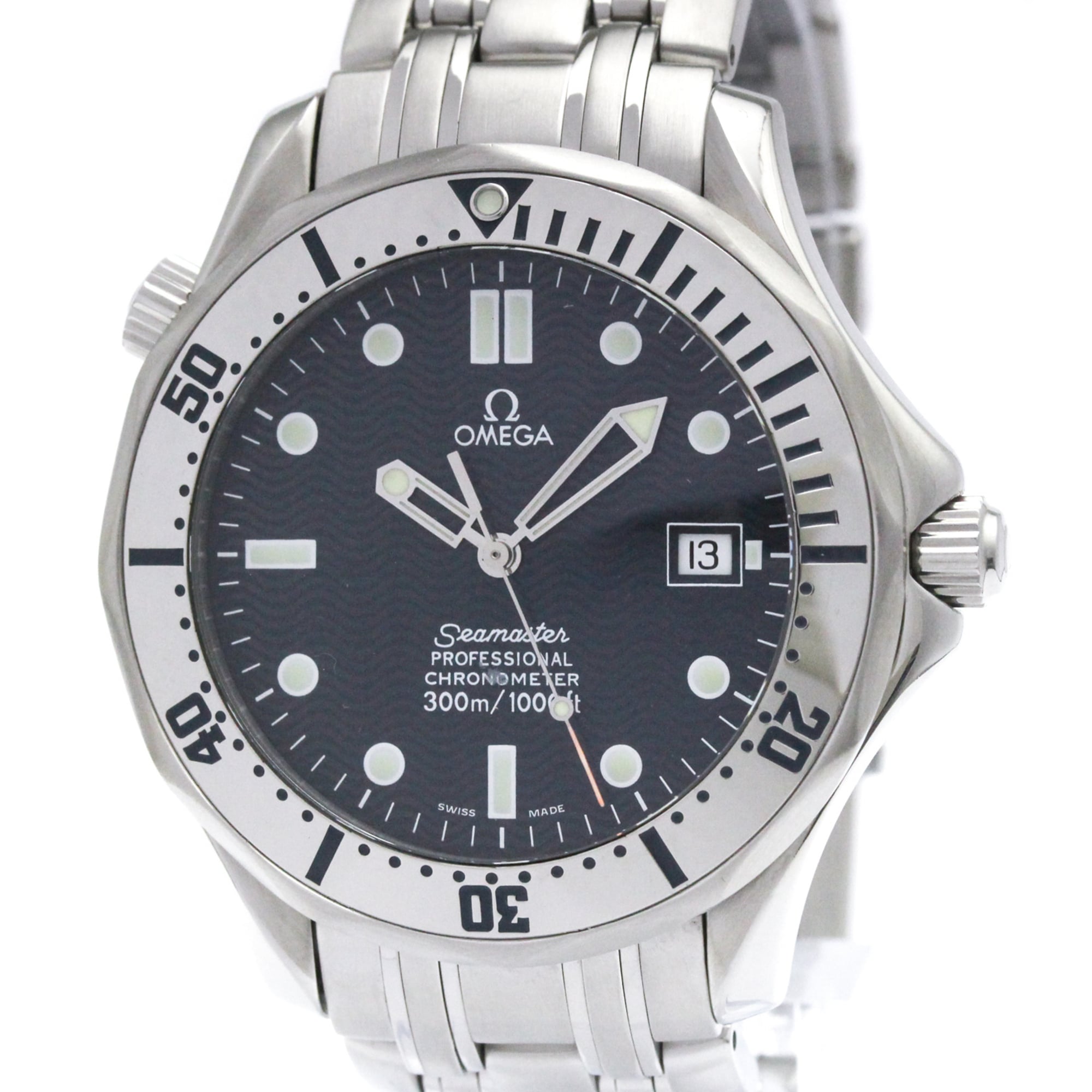 Omega Seamaster Professional Diver 300M Chronometer Automatic Stainless Steel Watch (Pre-Owned)