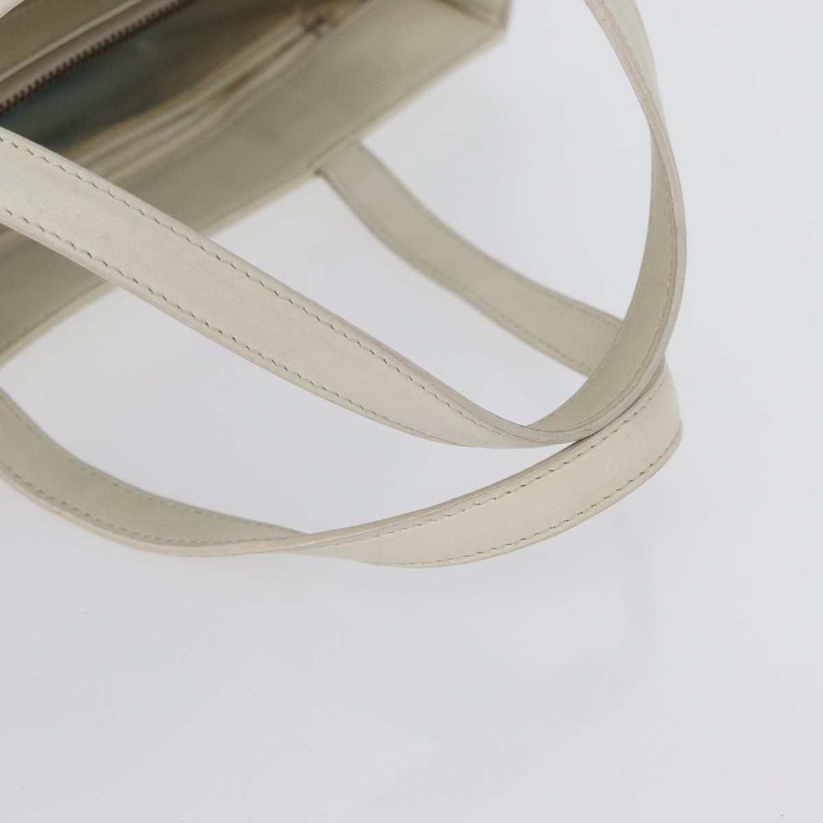 Celine Handbag Leather White Leather Handbag (Pre-Owned)