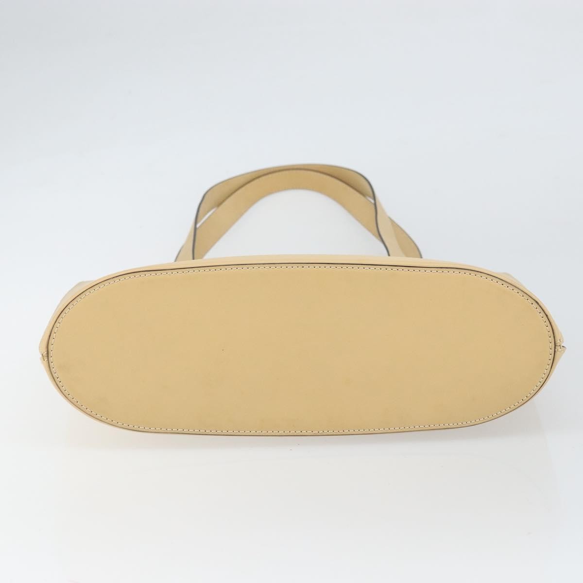 Celine Vintage Leather Beige Leather Shoulder Bag Bag (Pre-Owned)
