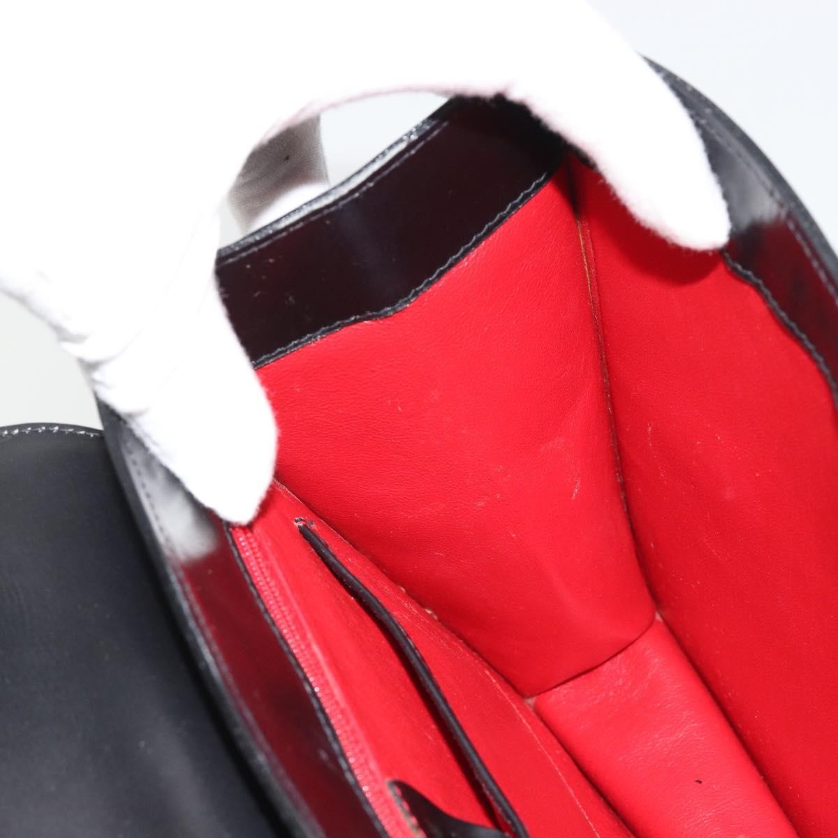 Celine Handbag Leather Black Leather Handbag (Pre-Owned)