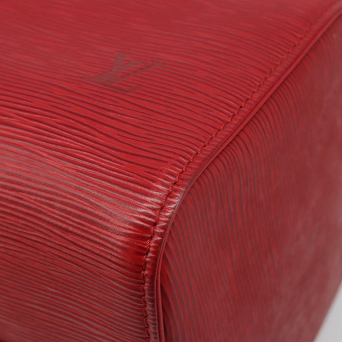 Louis Vuitton Speedy Epi Leather Red Leather Handbag (Pre-Owned)