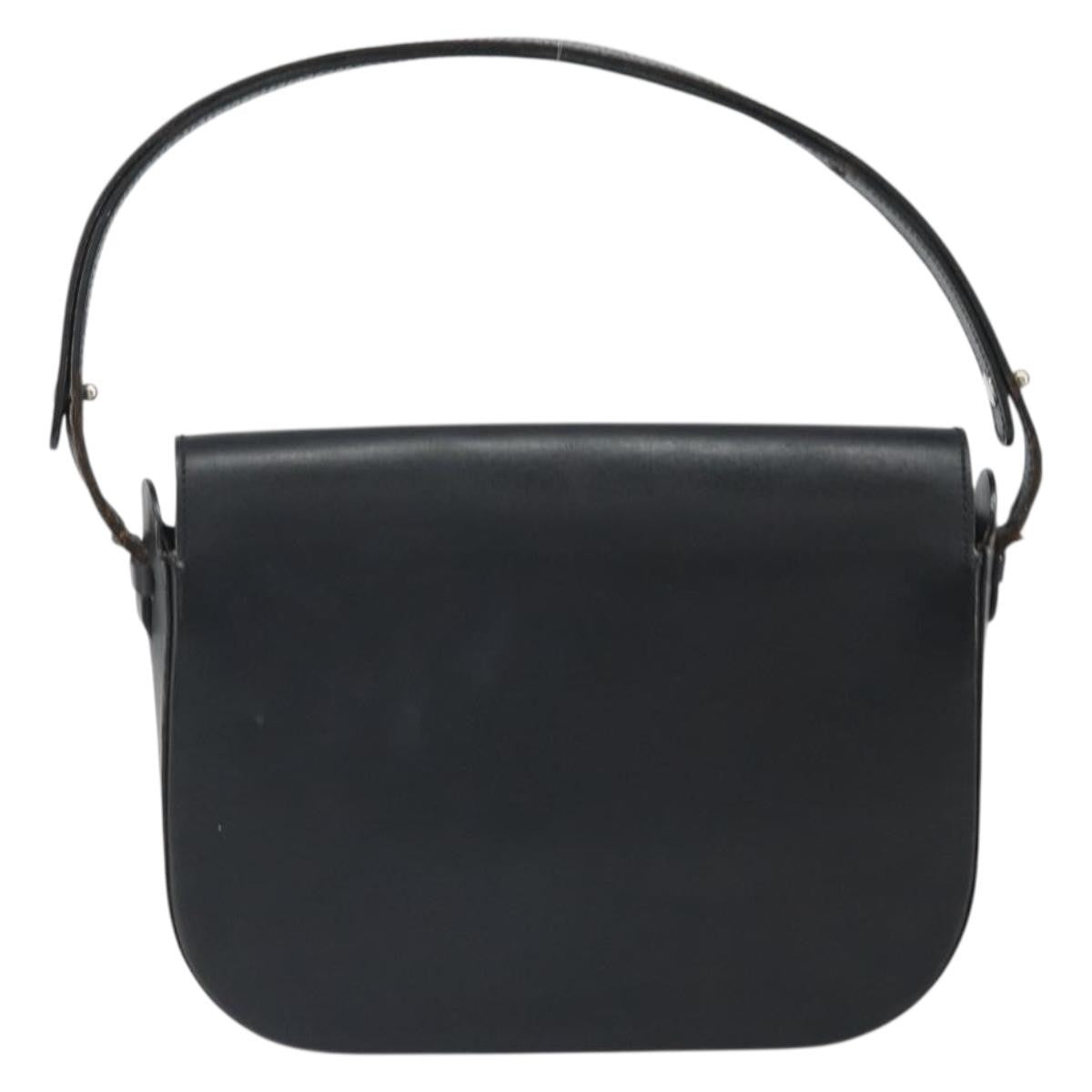 Christian Dior Shoulder Leather Black Leather Shoulder Bag Bag (Pre-Owned)