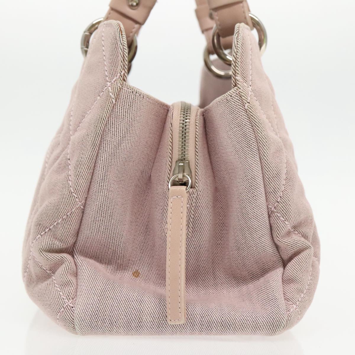 Chanel Pink Canvas Handbag (Pre-Owned)