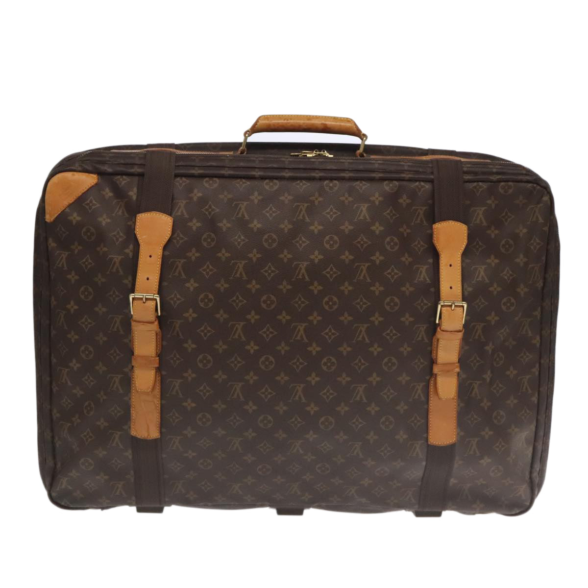 Louis Vuitton Satellite Brown Canvas Travel Bag (Pre-Owned)