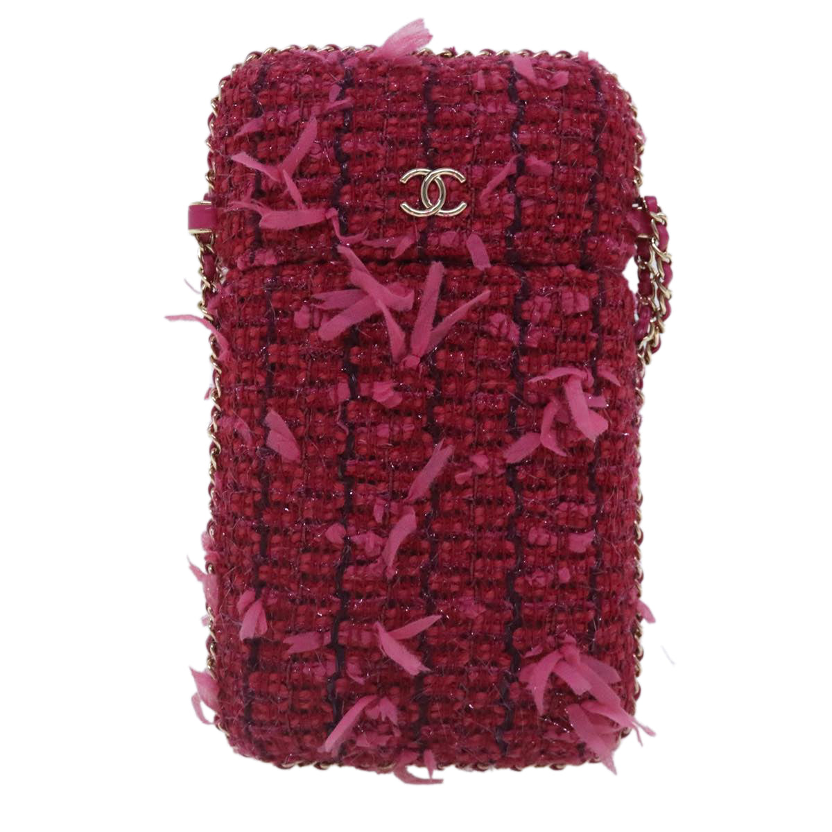 Chanel Pink Cotton Shoulder Bag (Pre-Owned)