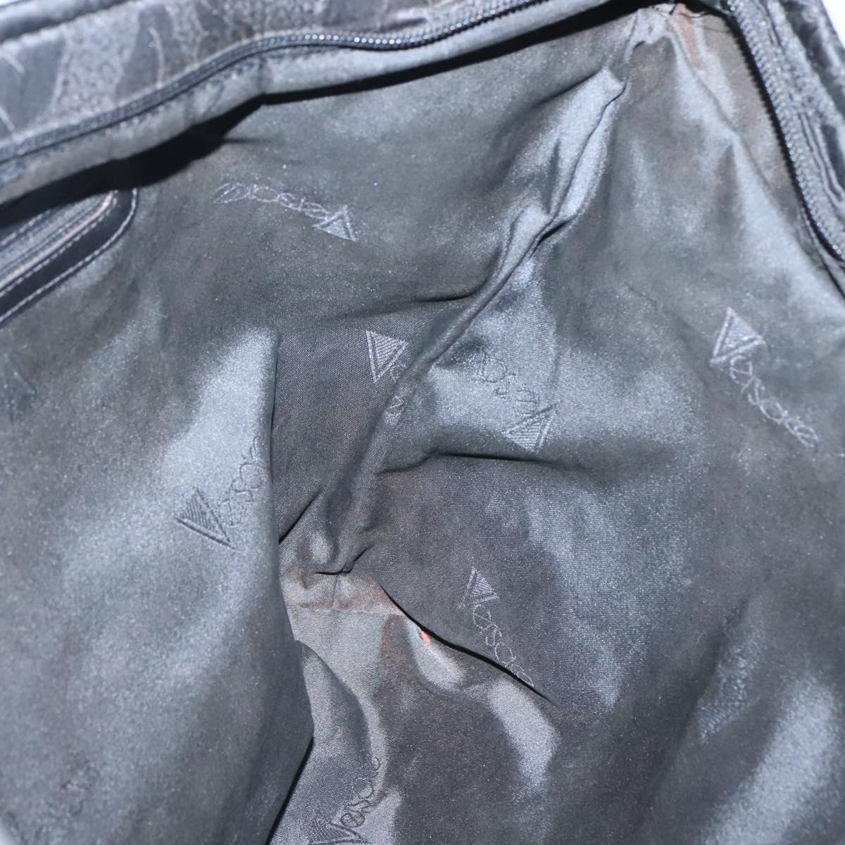Versace Black Nylon Tote Bag (Pre-Owned)