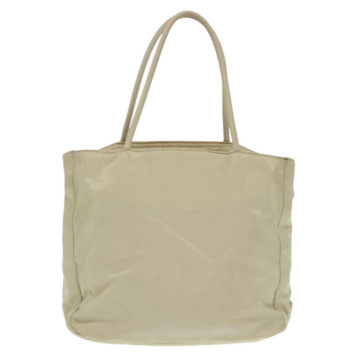 Prada Beige Synthetic Handbag (Pre-Owned)