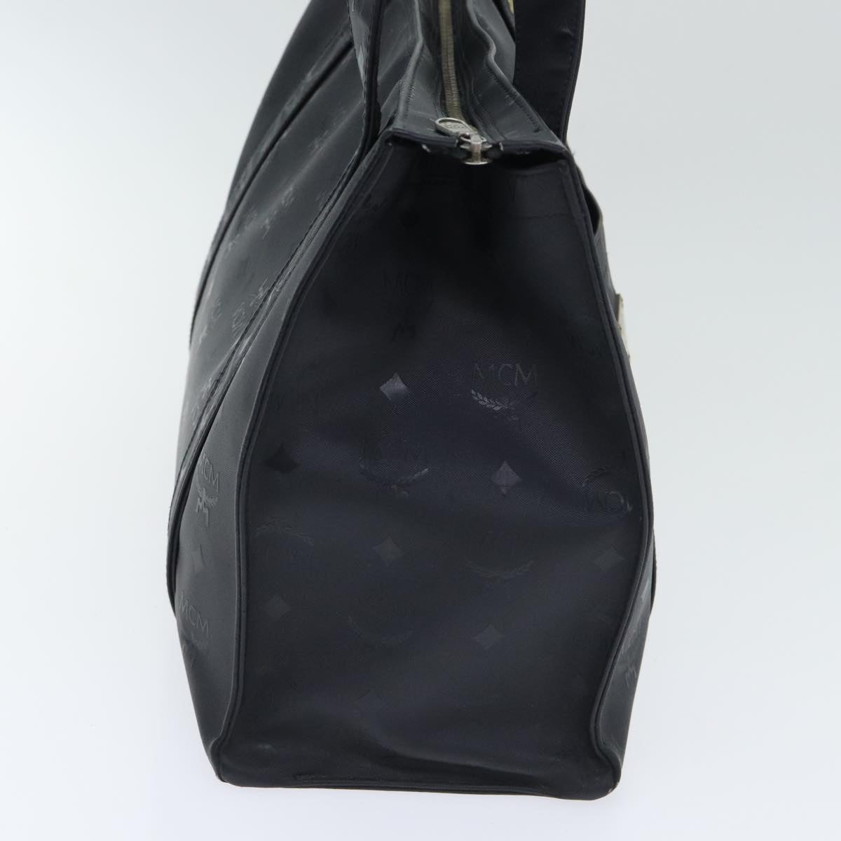 MCM Stark Visetos Black Leather Tote Bag (Pre-Owned)