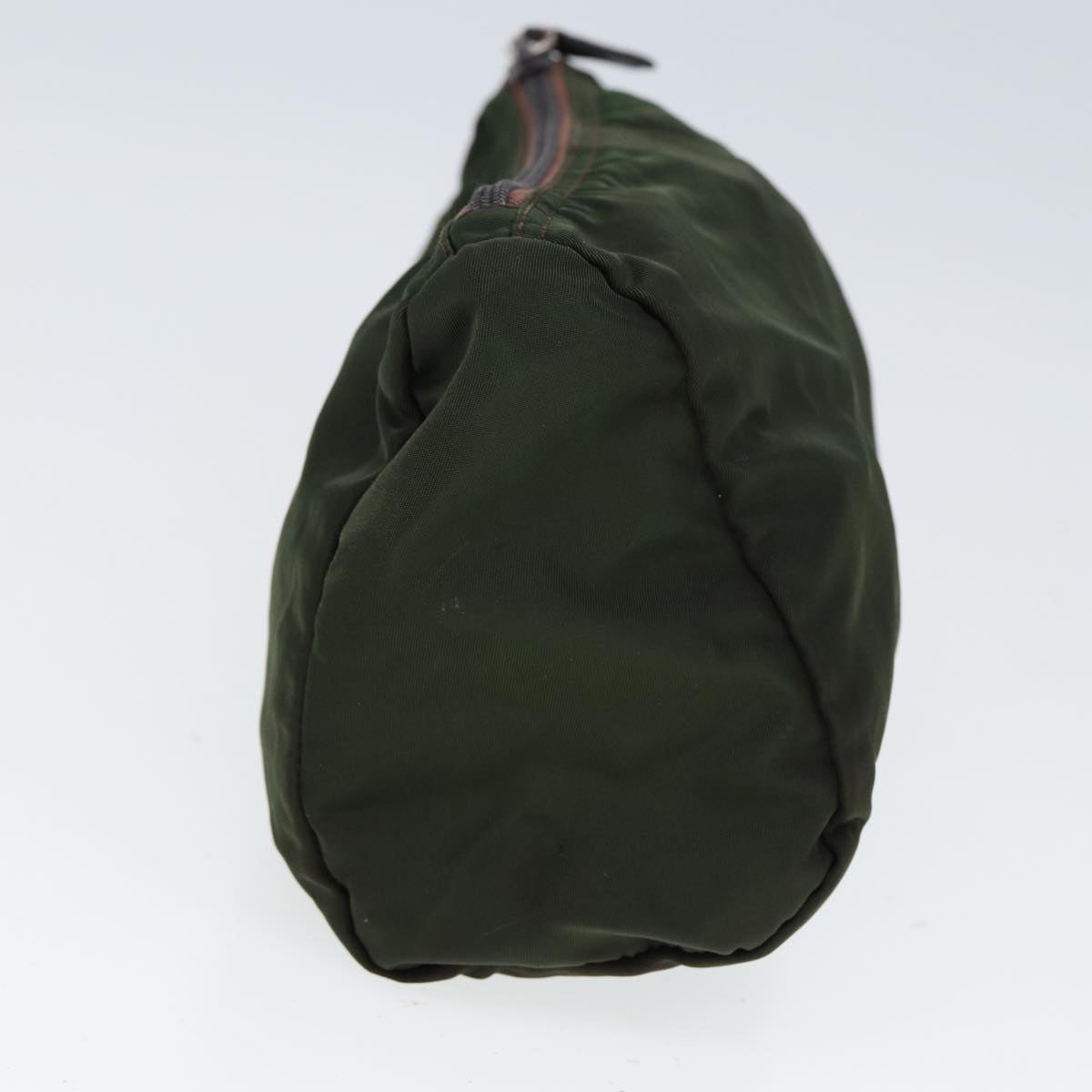 Prada Khaki Synthetic Clutch Bag (Pre-Owned)