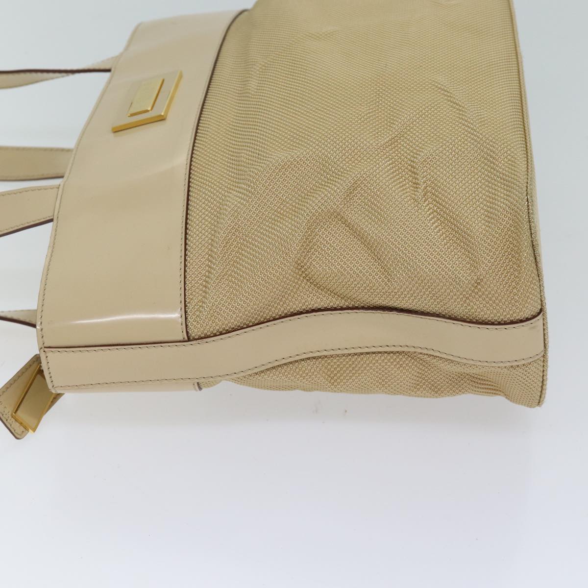 Céline Beige Canvas Shoulder Bag (Pre-Owned)