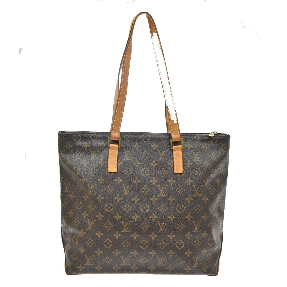 Louis Vuitton Cabas Mezzo Monogram Canvas Brown Canvas Tote Bag Bag (Pre-Owned)