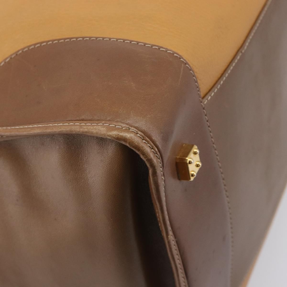 Loewe Amazona Leather Beige Leather Handbag (Pre-Owned)