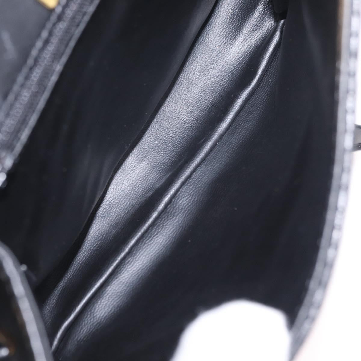 Bally Handbag Leather Black Leather Handbag (Pre-Owned)