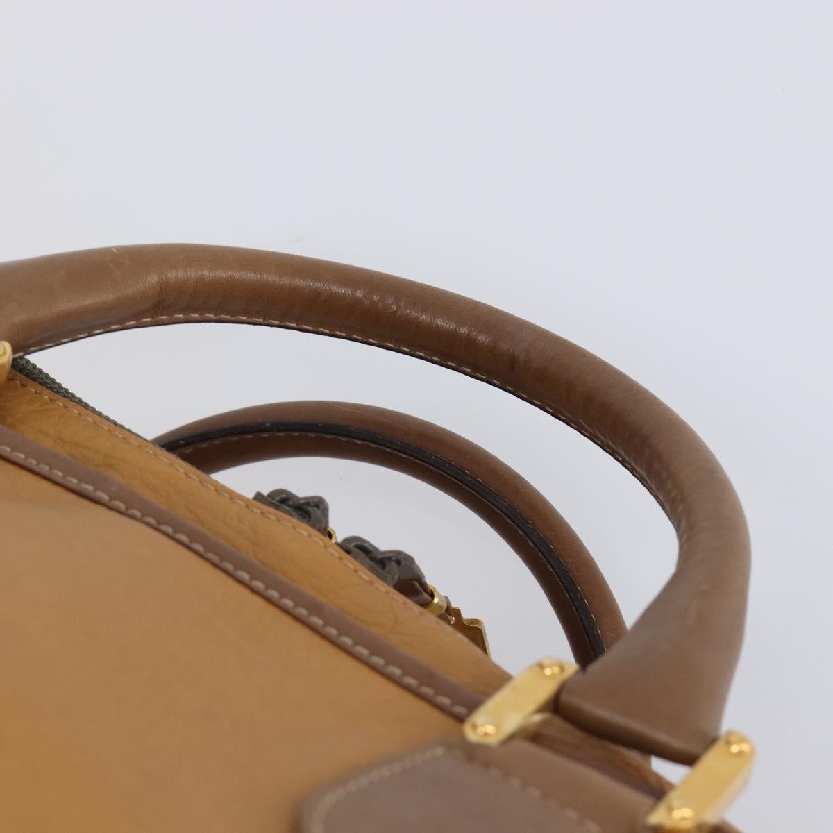 Loewe Amazona Leather Beige Leather Handbag (Pre-Owned)