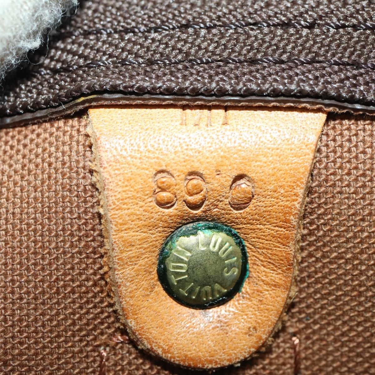Louis Vuitton Keepall Monogram Canvas Brown Canvas Travel Bag Bag (Pre-Owned)